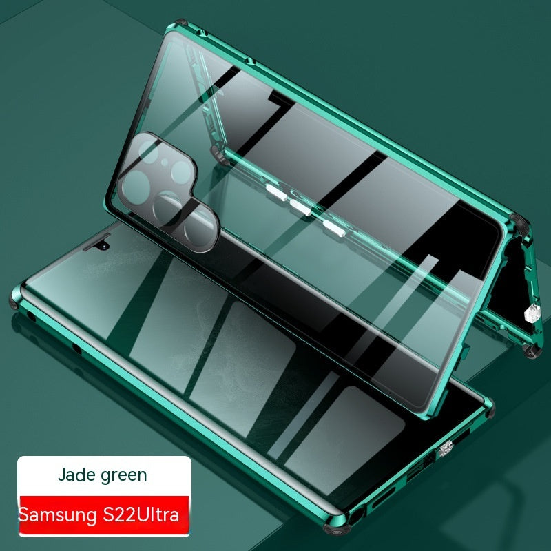 Kigsikkert spejl magnetisk konge telefoncover lås magnetisk sugeglasskal