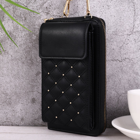 Fashion All-match Mobile Phone Bag Classic Style Rhombus Light Luxury - Dweky.se
