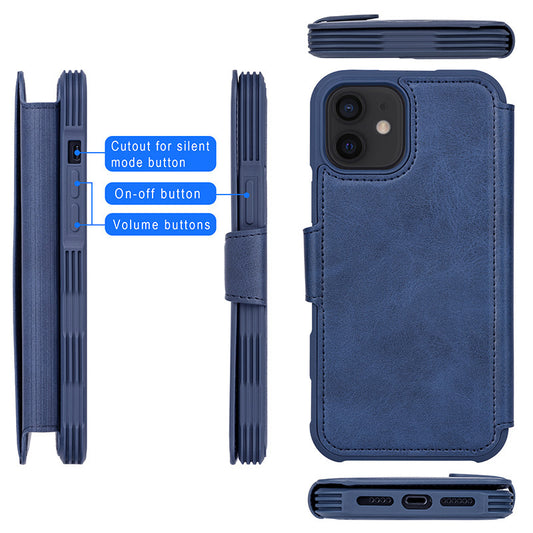 Iphone case Magnetic Phone Case Flip Card Phone Holster - Dweky.se