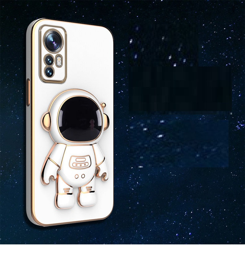 Creative Electroplating Astronaut Bracket Anti-fall Protective Cover Samsung