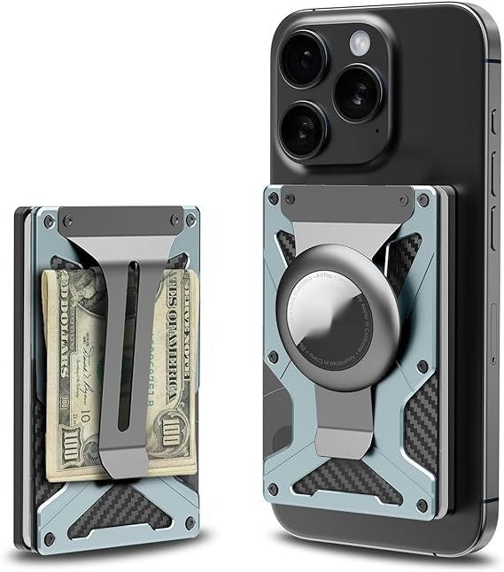 Built-in Magnetic Metal Card Clamp Mobile Phone Magnetic Anti-theft Swiping Function - Dweky.se