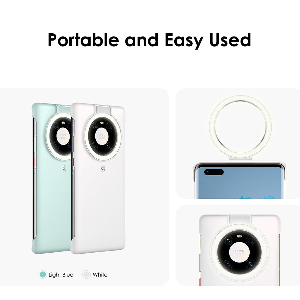 Huawei Premium Mobilskal med Trådlös Laddningsbelysning — Mate 40 Pro

