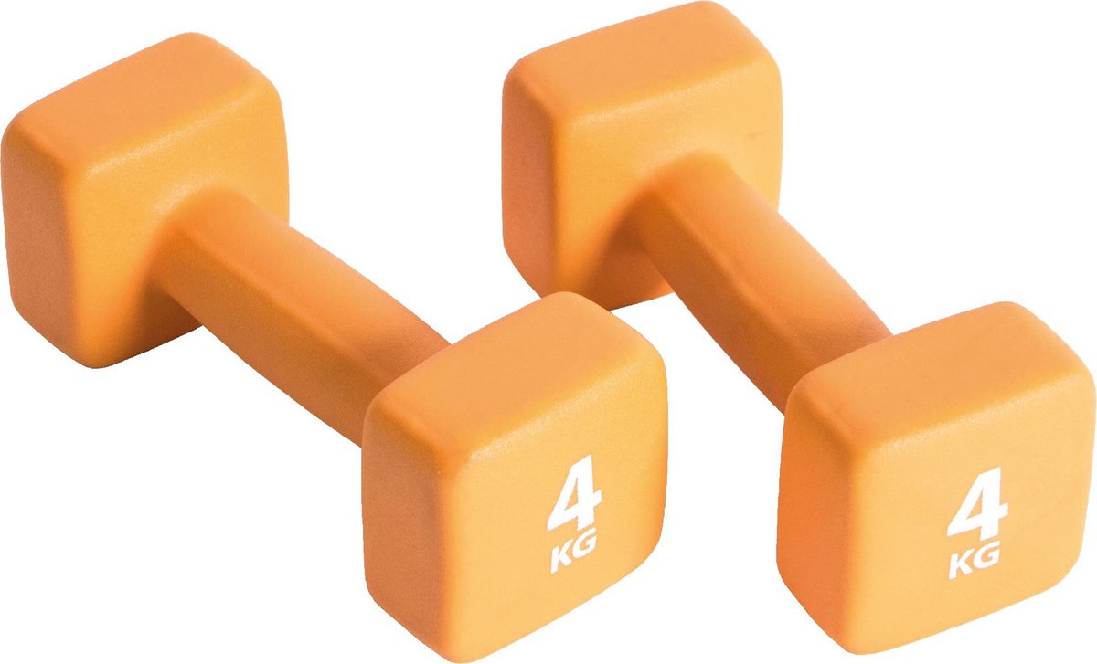 Pure2Improve Pure2Improve Dumbbell Set 2x4 kg Neoprene Orange-0
