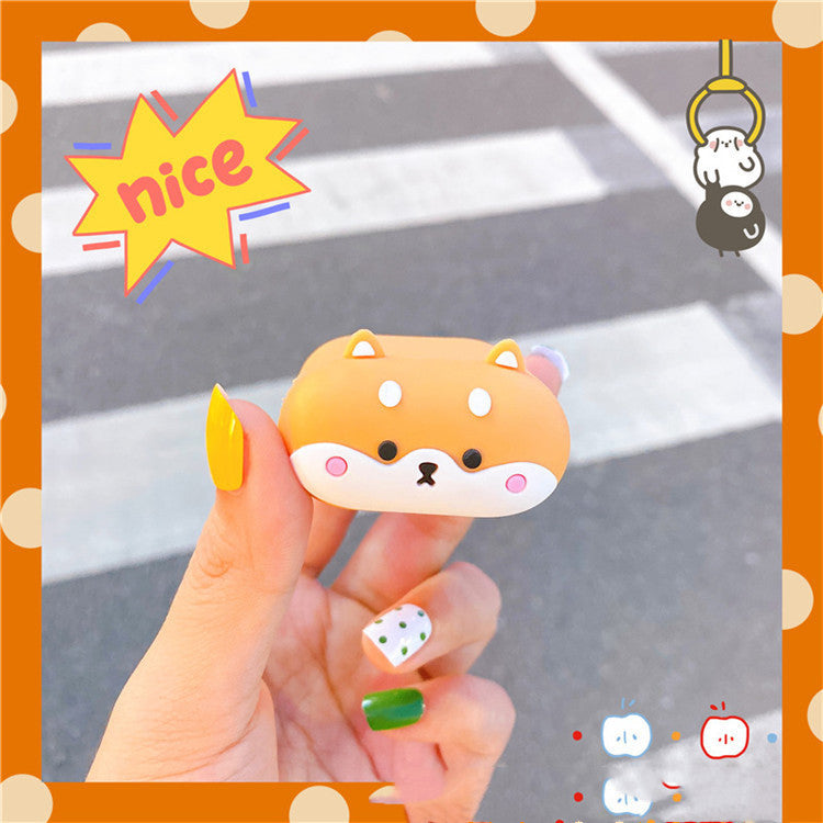 Compatible with Apple, Protective Case Wireless Bluetooth Headset Box Silicone Shell Case Personality - Dweky.se