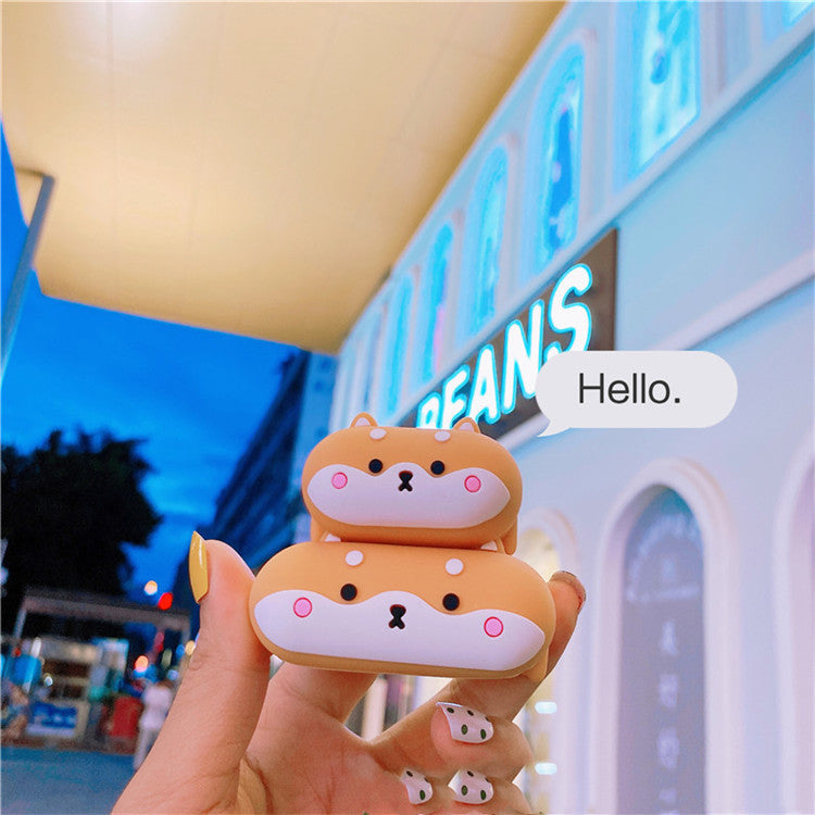 Compatible with Apple, Protective Case Wireless Bluetooth Headset Box Silicone Shell Case Personality - Dweky.se