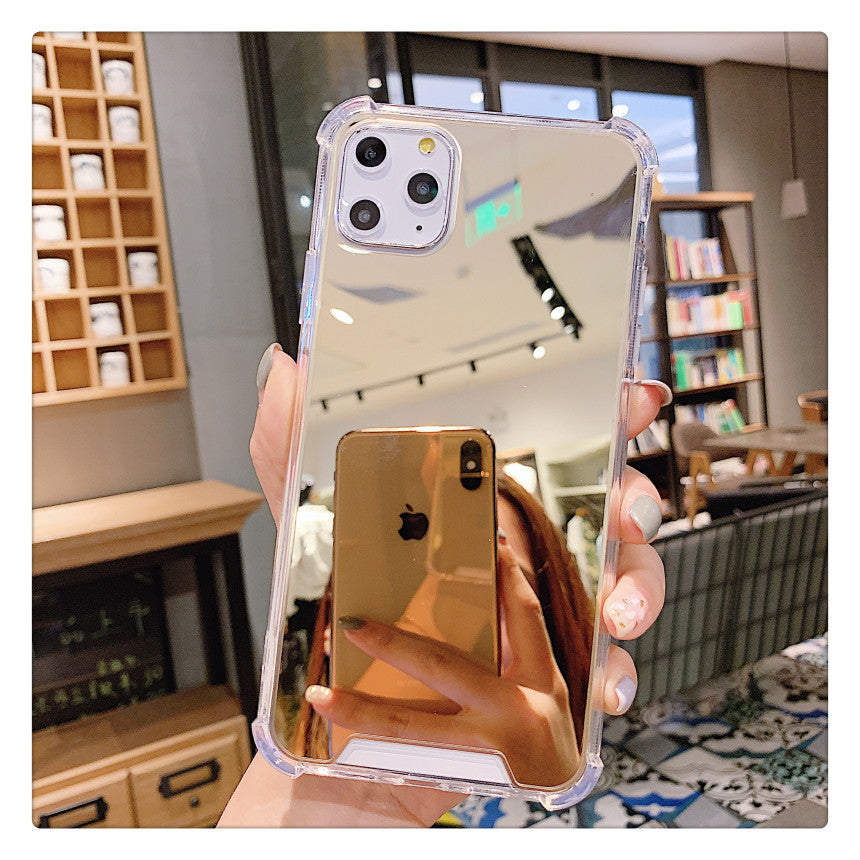 Mirror Phone Case Convenient Phone Case With Mirror for Iphone - Dweky.se