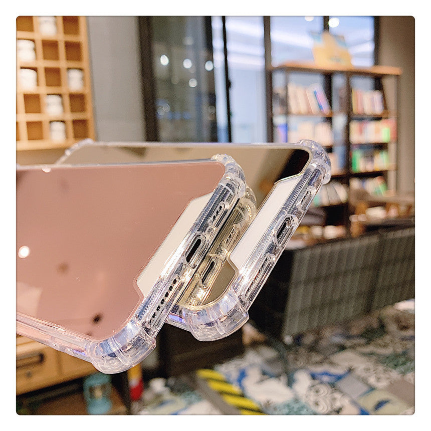 Mirror Phone Case Convenient Phone Case With Mirror for Iphone - Dweky.se