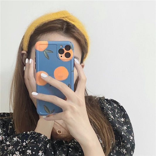 Retro Orange Suitable For 11Pro Max Apple X XS XR Mobile Phone Case - Dweky.se