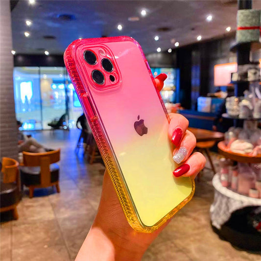 Foreign Trade Gradient Rainbow Mobile IPhone Case Protective Cover - Dweky.se