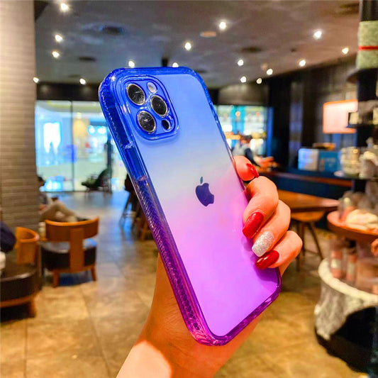 Foreign Trade Gradient Rainbow Mobile IPhone Case Protective Cover - Dweky.se