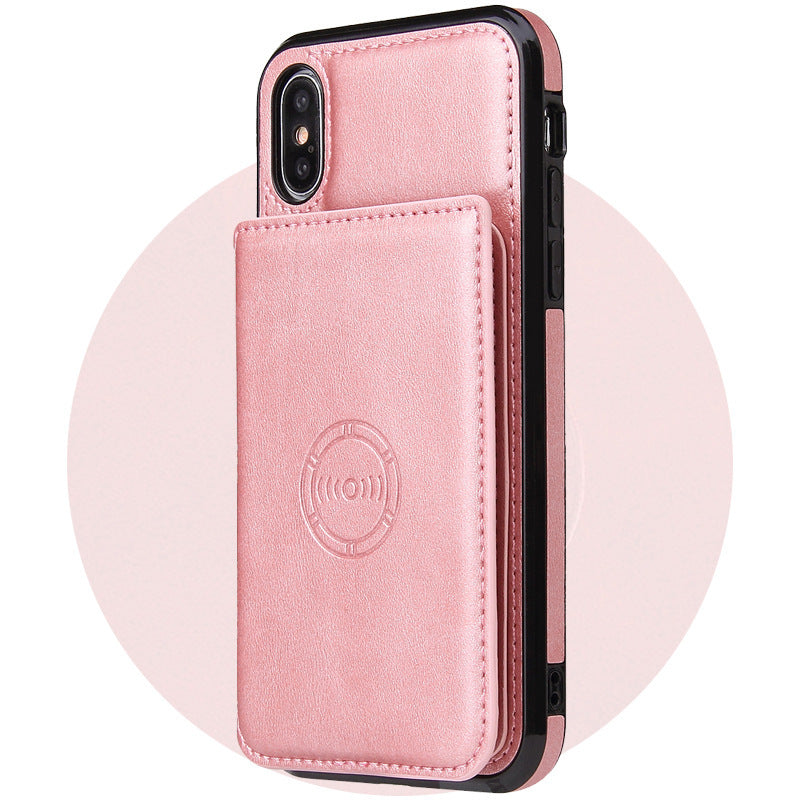 Card wallet leather case phone case for iphone - Dweky.se