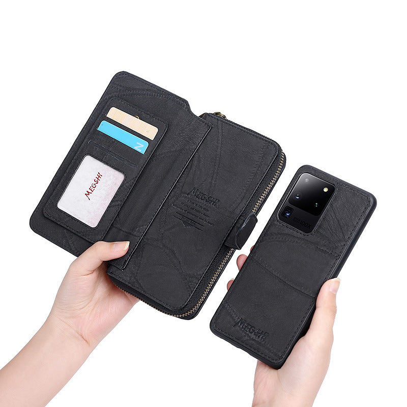 Card phone leather case for Samsung - Dweky.se