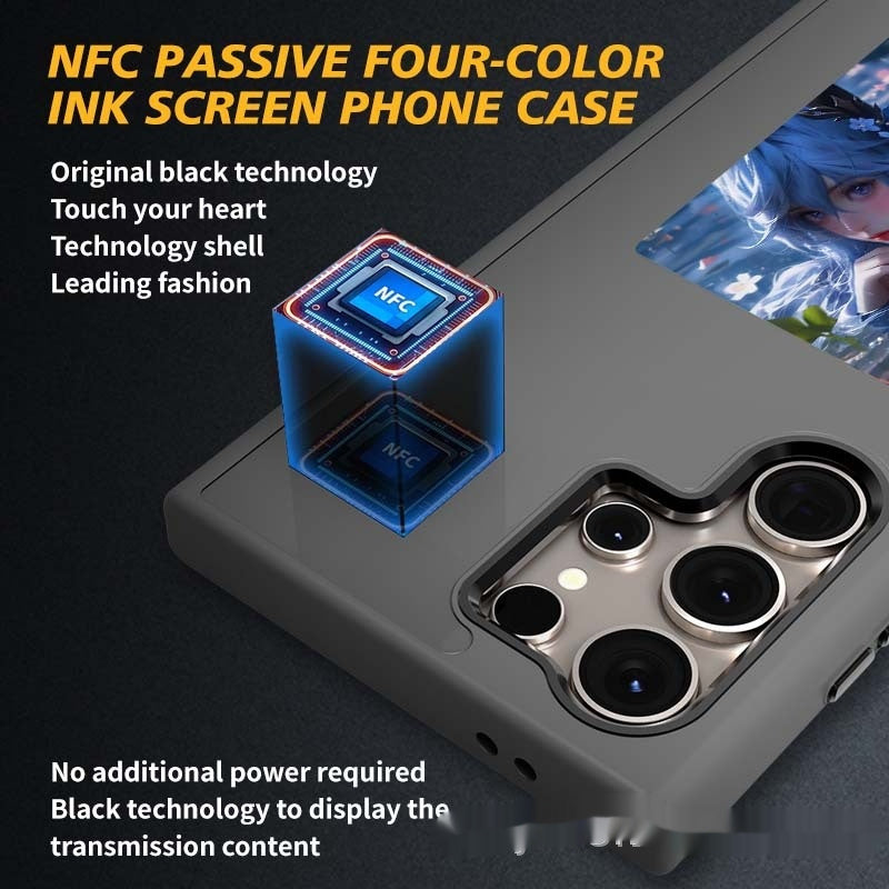 Samsung Ultra Phone Case — Premium High-Grade 4-Color E-Ink Projection