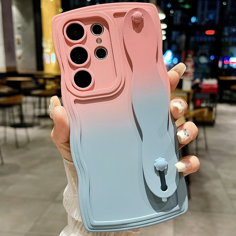 Samsung Multifunctional Frosted Silicone Case - Integrated Desktop Bracket