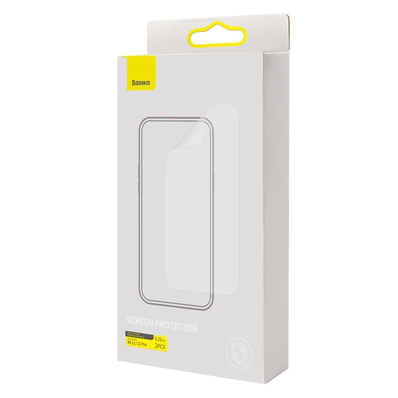 Full Screen Curved Hydrogel Film For Xiaomi 11 11 Pro Two Pieces Transparent - Dweky.se