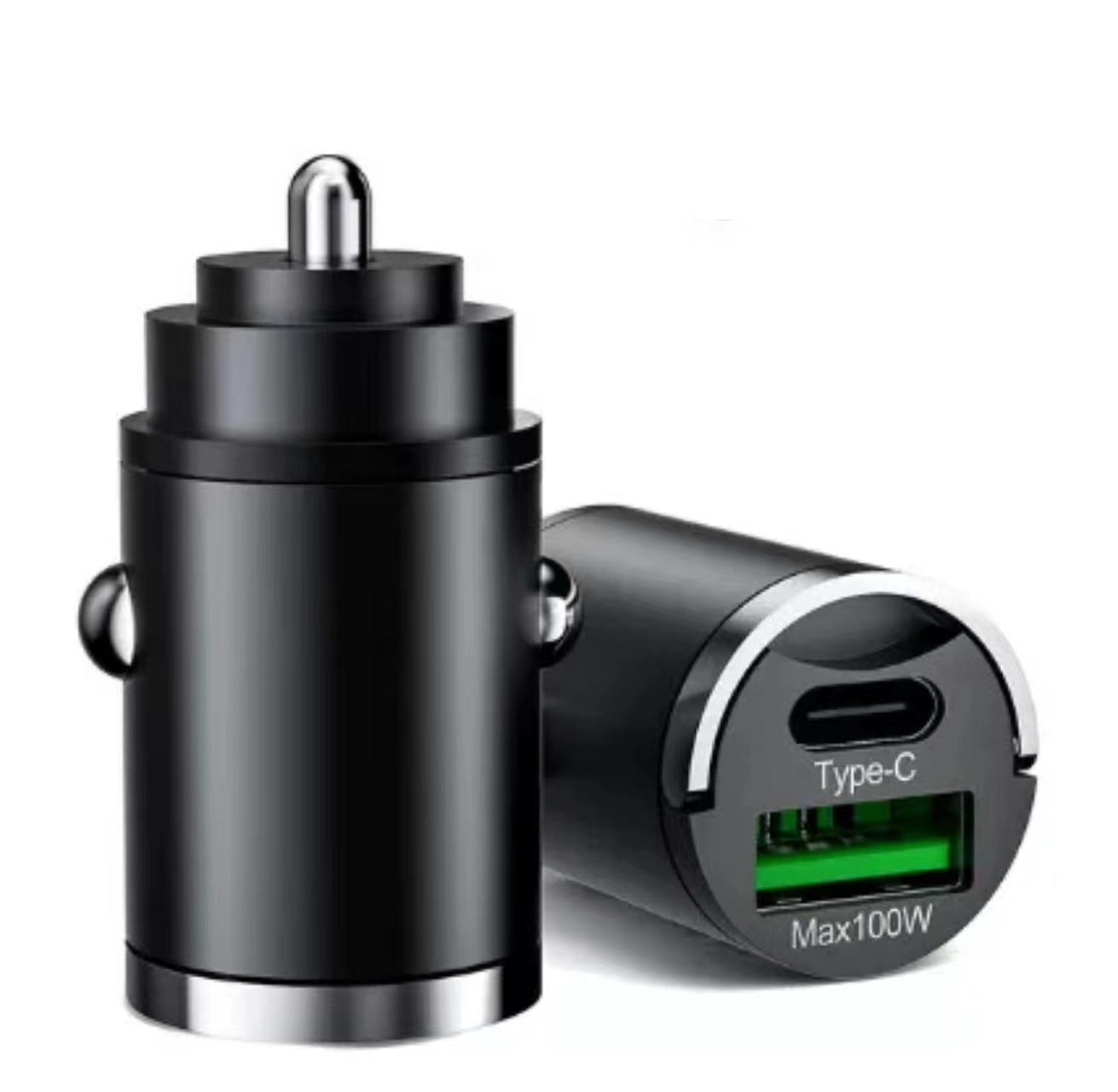 Metal Invisible Pull-tab Car Charger 100W Super Fast Charge - Dweky.se