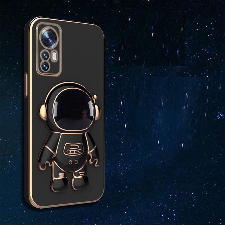 Creative Electroplating Astronaut Bracket Anti-fall Protective Cover Samsung