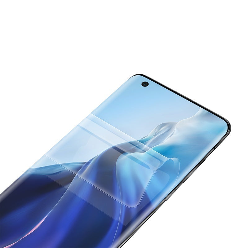 Full Screen Curved Hydrogel Film For Xiaomi 11 11 Pro Two Pieces Transparent - Dweky.se