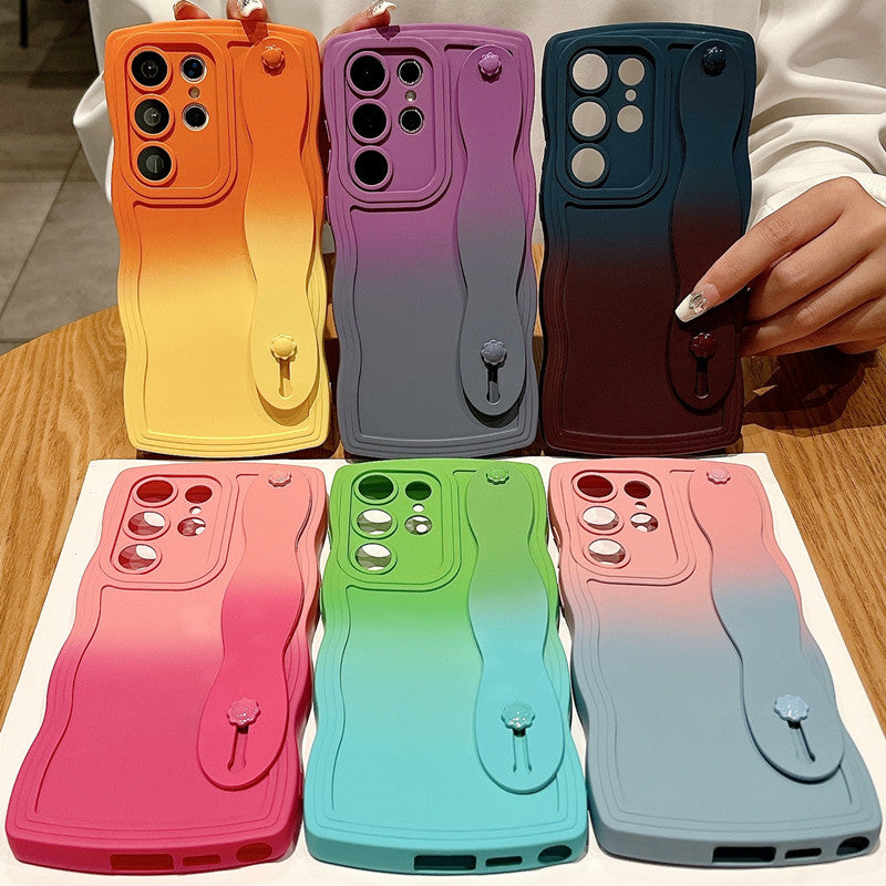 Samsung Multifunctional Frosted Silicone Case - Integrated Desktop Bracket