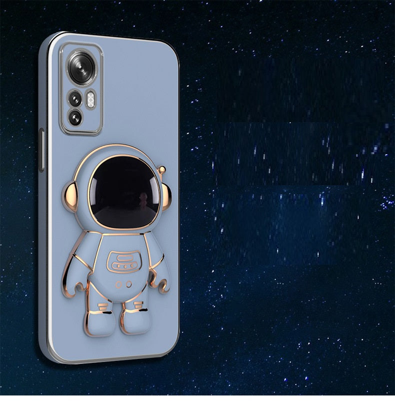 Creative Electroplating Astronaut Bracket Anti-fall Protective Cover Samsung