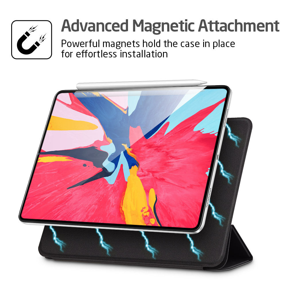 Magnetic Smart Case For IPad Pro 11 Cover Trifold Stand Magnet Case Magnetic Attachment Rubberized Cover For IPad Pro11 - Dweky.se