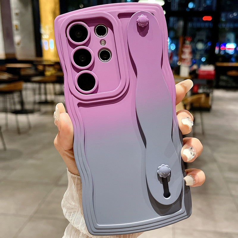 Samsung Multifunctional Frosted Silicone Case - Integrated Desktop Bracket