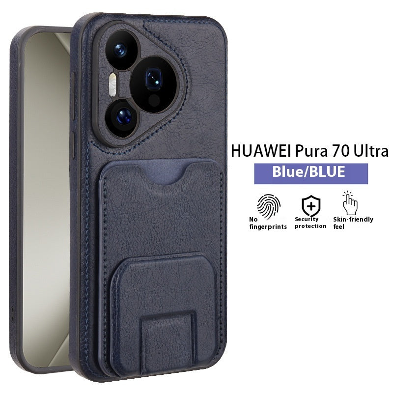 Huawei Premium Leather Card Case — Pura 70 Series Invisible Bracket