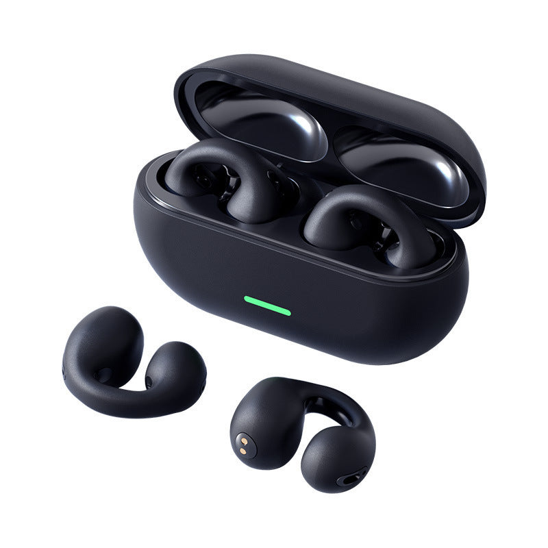 Wireless Ear Clip Bluetooth Headset TWS Comfortable Wear Not In-Ear Sports Wireless Bone Conduction 5.3 Bluetooth Headset - Dweky.se