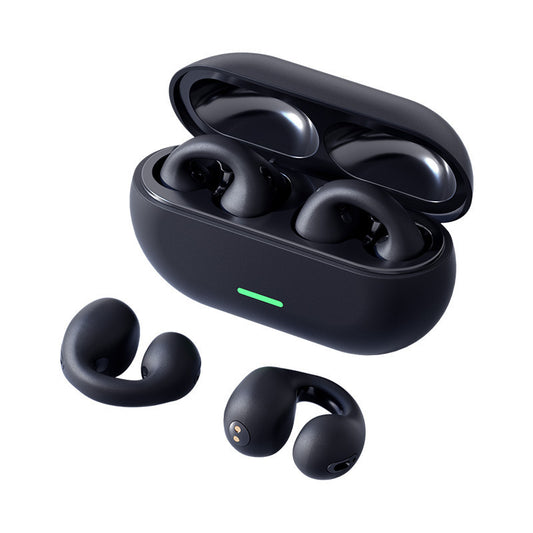 Wireless Ear Clip Bluetooth Headset TWS Comfortable Wear Not In-Ear Sports Wireless Bone Conduction 5.3 Bluetooth Headset - Dweky.se