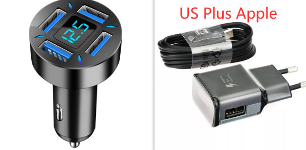 Four-port Car Charger 4USB Car Charger - Dweky.se
