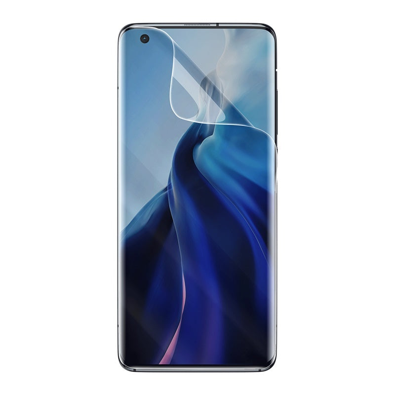 Full Screen Curved Hydrogel Film For Xiaomi 11 11 Pro Two Pieces Transparent - Dweky.se