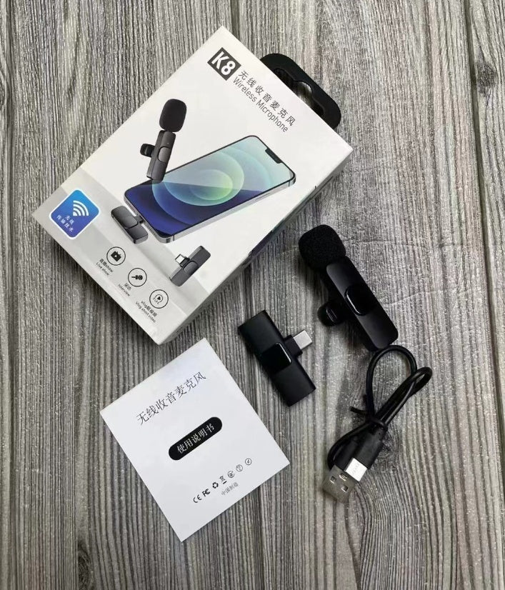 Collar Clip Microphone Outdoor Video Recording Wireless Microphone - Dweky.se