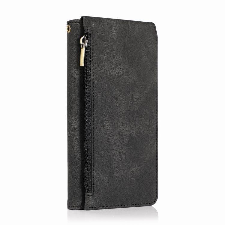 Zipper Bag, Card, Leather Case, Wallet, Mobile Case for Samsung - Dweky.se