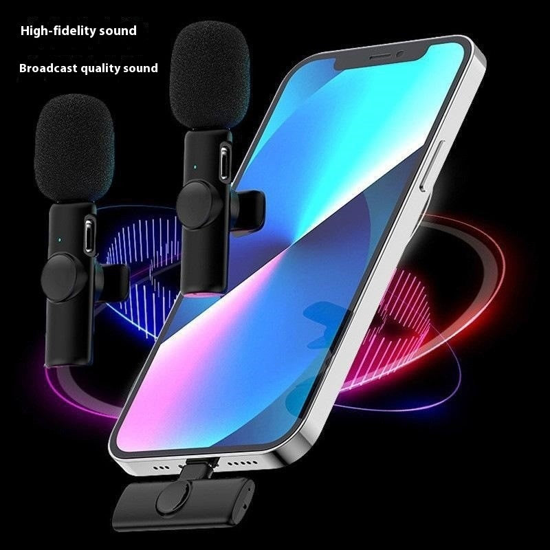 Collar Clip Microphone Outdoor Video Recording Wireless Microphone - Dweky.se