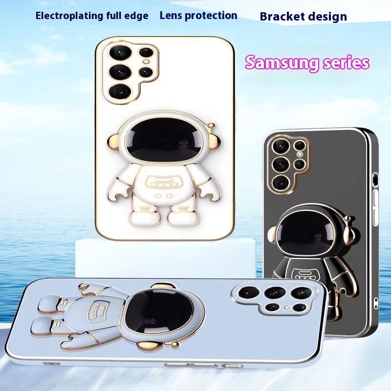 Electroplating 6D Astronaut Bracket Phone Case Samsung