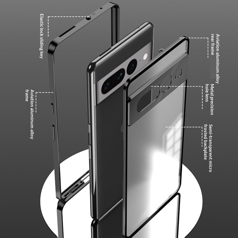 Pixel Premium Högkvalitativt Metal-Frame Matte Protective Case
