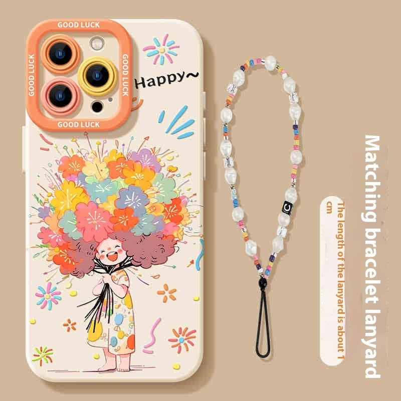 iPhone Silicone Cute High-grade All-inclusive Drop-resistant Phone Case
