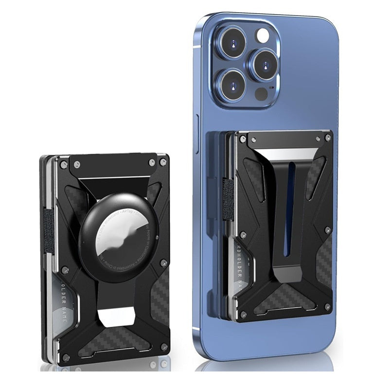 Built-in Magnetic Metal Card Clamp Mobile Phone Magnetic Anti-theft Swiping Function - Dweky.se