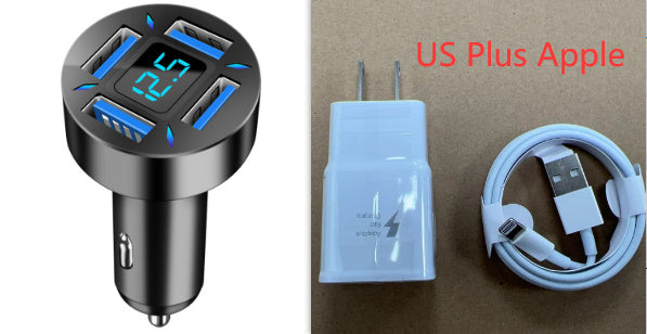 Four-port Car Charger 4USB Car Charger - Dweky.se