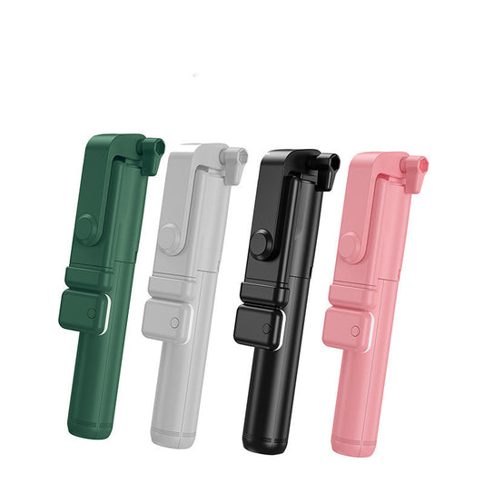 Compatible with Apple, Bluetooth Fill Light Selfie Stick Outdoor Live Broadcast Integrated Tripod Phone Holder - Dweky.se