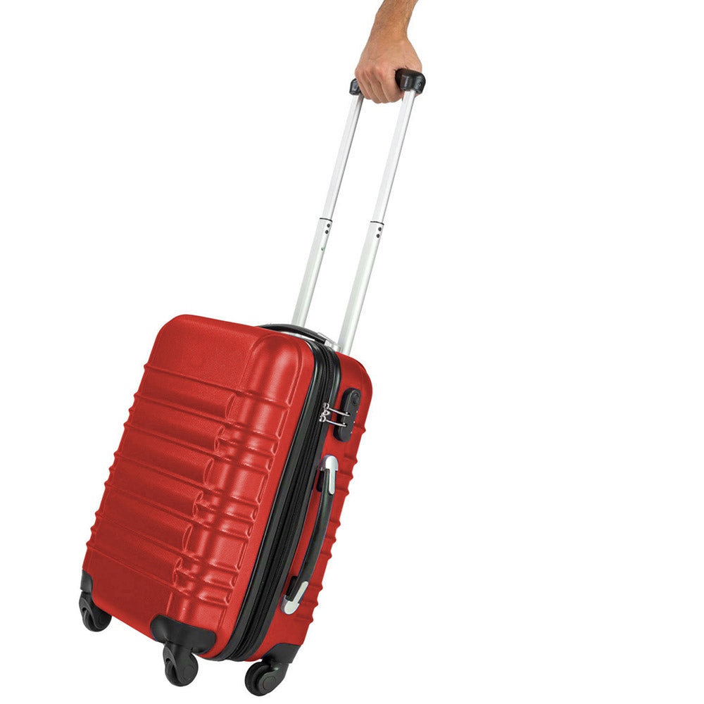 Set of 4 Cabin Trolleys, 4 Colors - Red