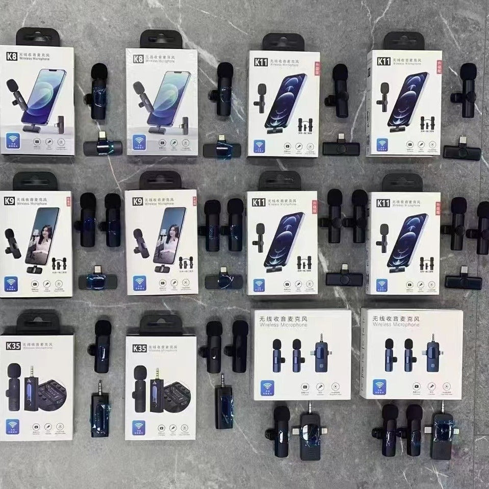 Collar Clip Microphone Outdoor Video Recording Wireless Microphone - Dweky.se