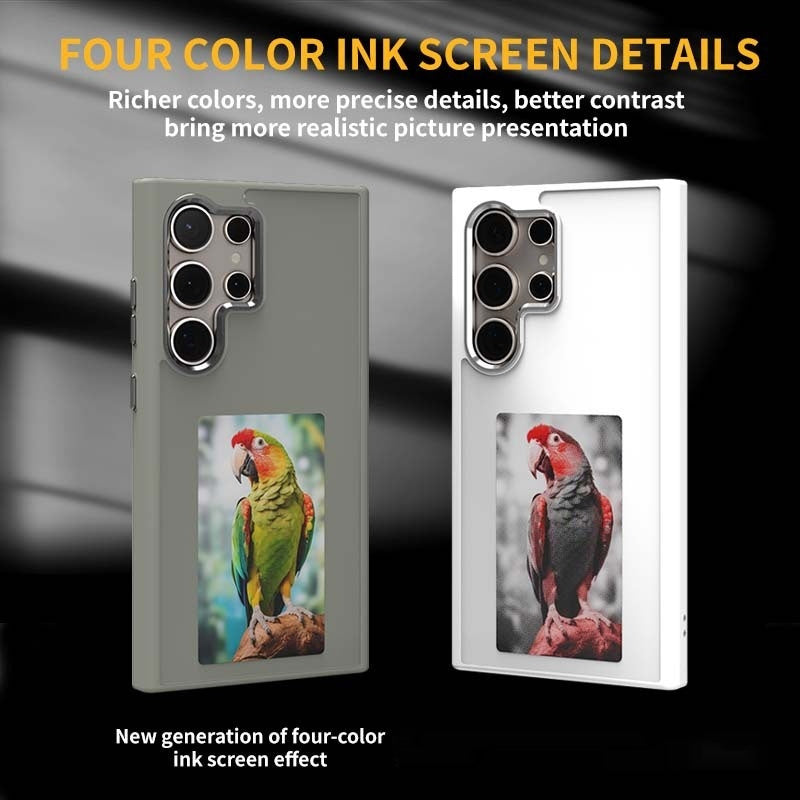 Samsung Ultra Phone Case — Premium High-Grade 4-Color E-Ink Projection
