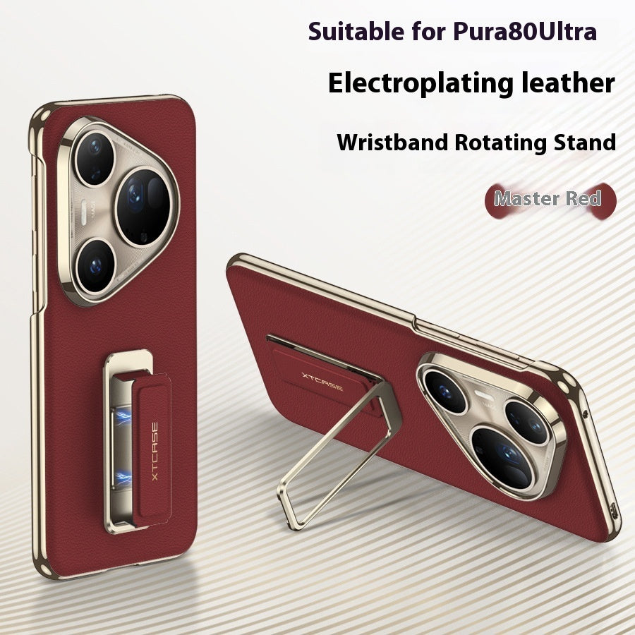 Huawei Premium Läderskal — Pura 80 Ultra med Handledsrem