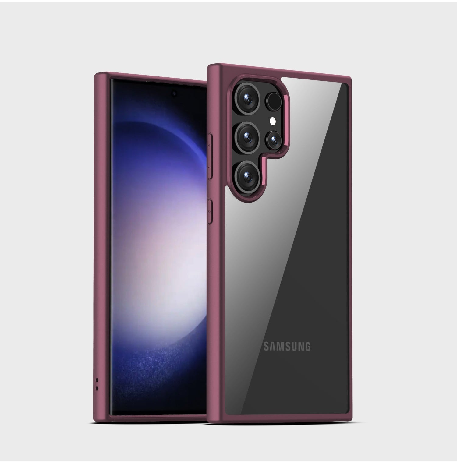 Samsung Slim Hybrid Case - Shockproof TPU & PC Durable Cover