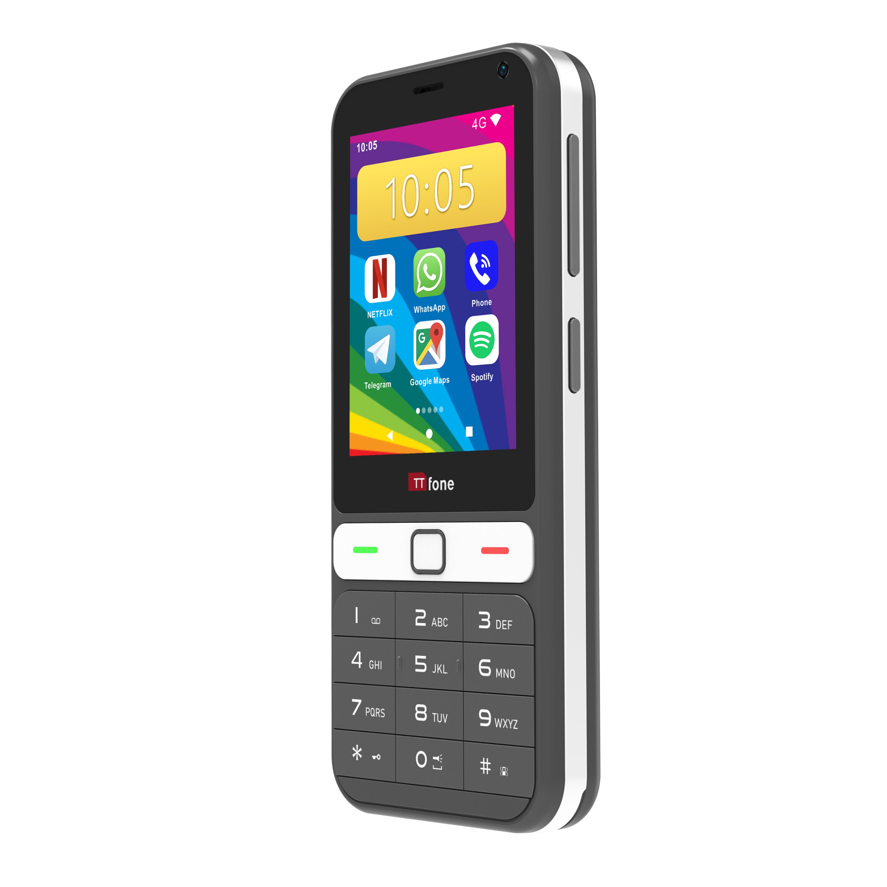 TTfone TT280 4G – Easy to Use Unlocked Mobile, compatible with Vodafone SIM-0