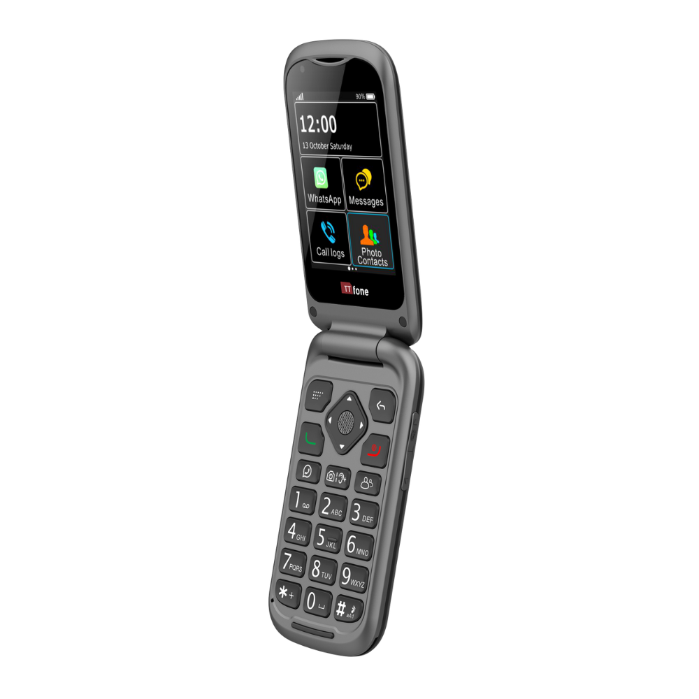 TTfone TT970 4G WhatsApp Flip Senior Big Button Mobile with Giffgaff SIM Network-2