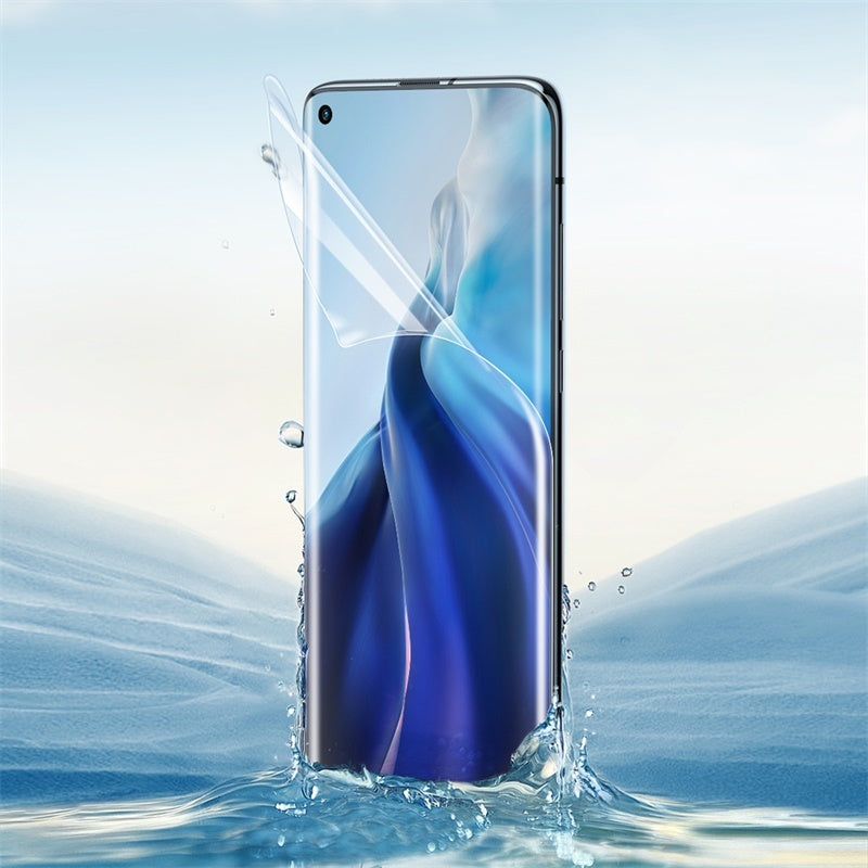 Full Screen Curved Hydrogel Film For Xiaomi 11 11 Pro Two Pieces Transparent - Dweky.se