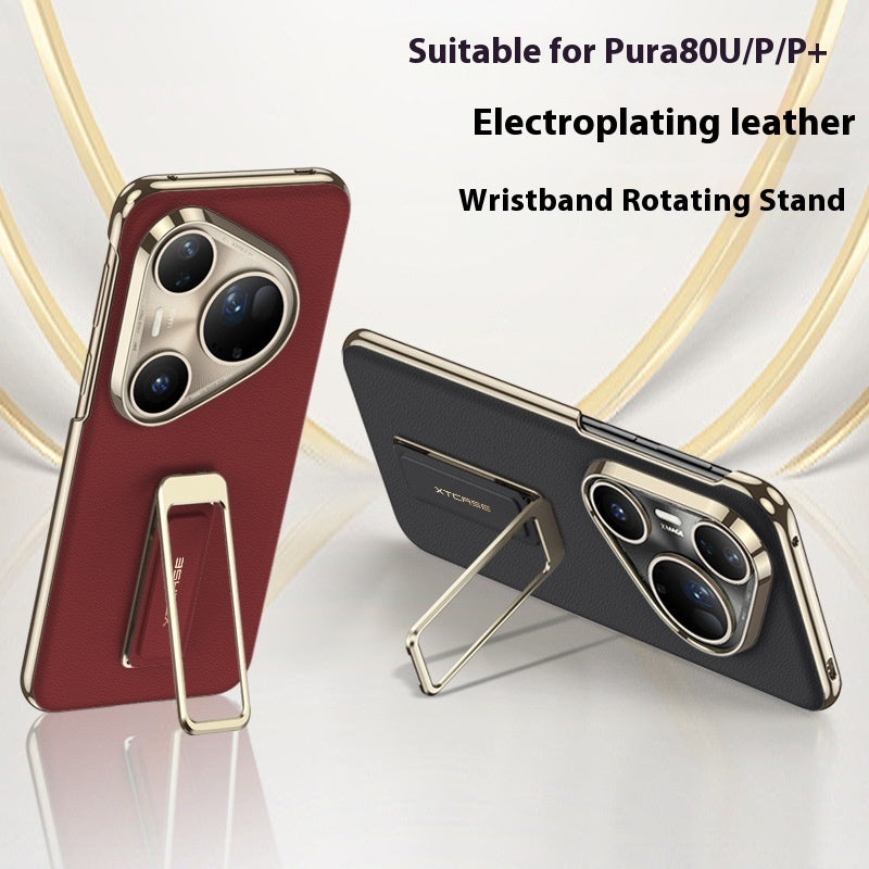 Huawei Premium Läderskal — Pura 80 Ultra med Handledsrem