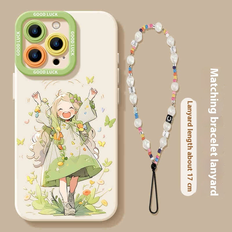 iPhone Silicone Cute High-grade All-inclusive Drop-resistant Phone Case